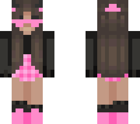 pink skirt