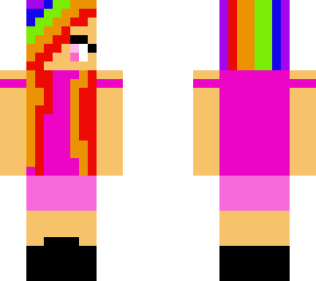 rainbow hair?