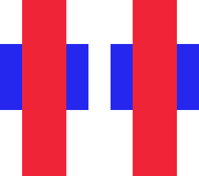 red & blue