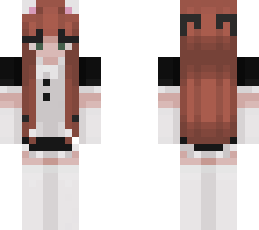 redhead maid outfit