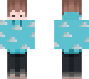 sky hoodie boy brown hair