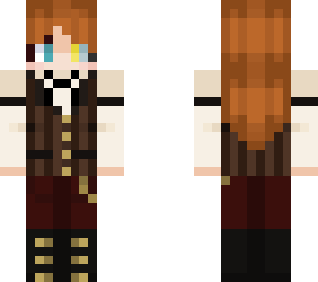 steampunk character w/o hat