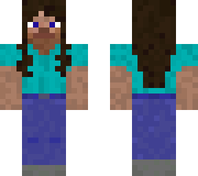 steve with a wig! v2