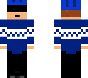 sweater--interchangeable head (blue)