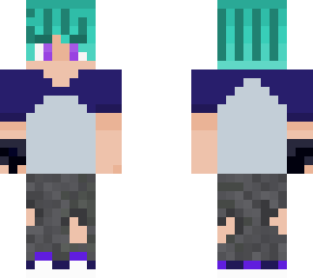 turquoise skater