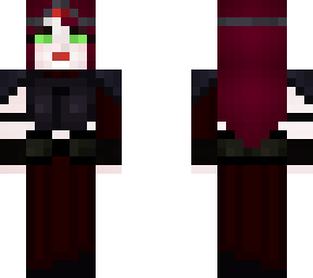 viatriss, the dark elf mistress, purple hair
