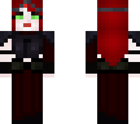 viatriss, the dark elf mistress, red hair