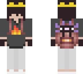 with a crown