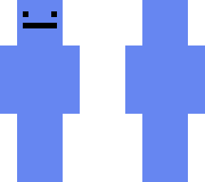 blue man