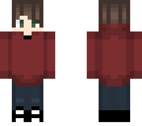 boy in a red sweater