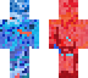 corrupted blue & red
