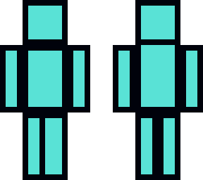 cyan man