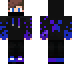 gaming boy blue + purple creeper back