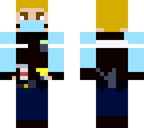 gendarme avec masque