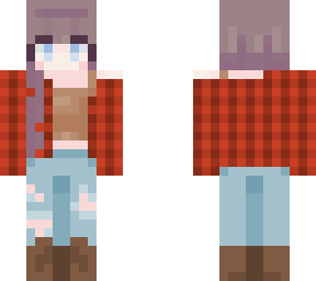 girl fall skin