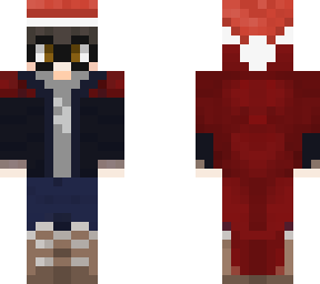 juanito con chamarra de doc. strange con un un gorritos de navidad uwu