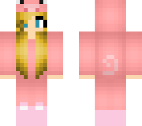 pig / blonde hair / girl
