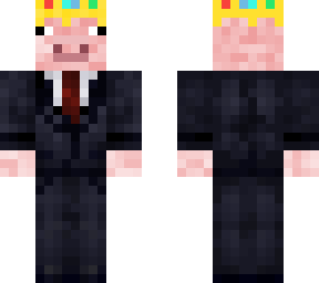 pig in a suit (for my cousin) :)