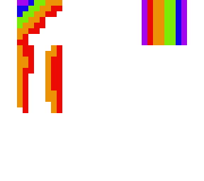 rainbow hair