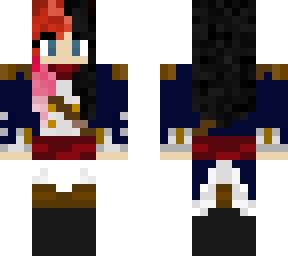 red and black hair l'manburg