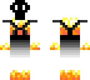 white fire demon