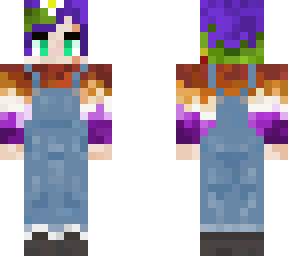 woman with purple hair