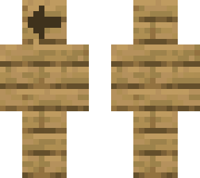 wooden sign head