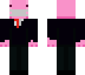 axolotl in a suit