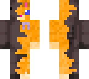 black axolotl and orange cat (merge)