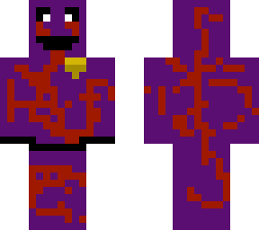 blood covered purple guy