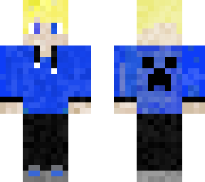 blue gamer boy