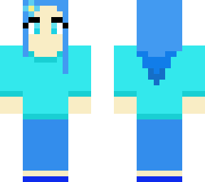blue girl