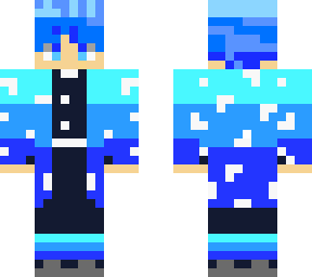 blue lightning guy