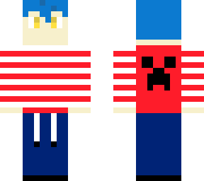 boy gamer of minecraft