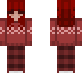 carly red hair christmas!