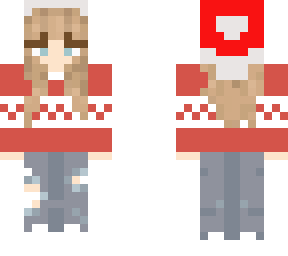 christmas girl (red sweater)