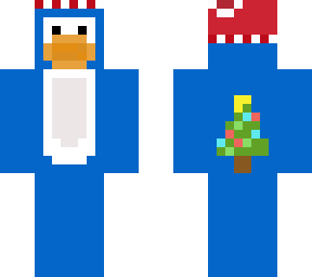 christmas tree club penguin