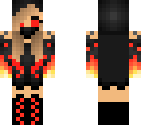 corrupted fire girl assassin