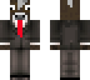 cow in a suit