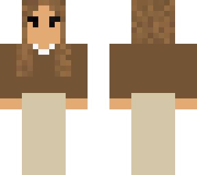 cute brown aesthetic long hair girl no checkers
