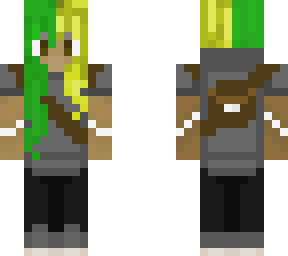 gingerbread yellow-green hair