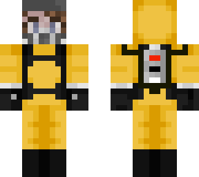 girl hazmat suit