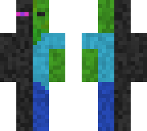 half enderman half zombie