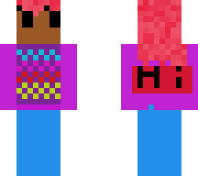 hi purple sweater