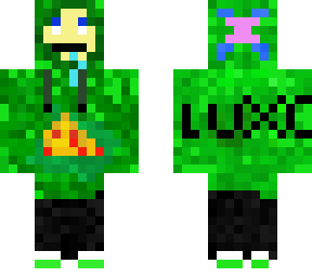 luxo green hoodie
