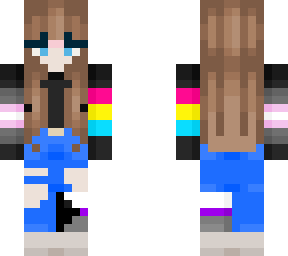 pan, demi and demigirl pride flag character