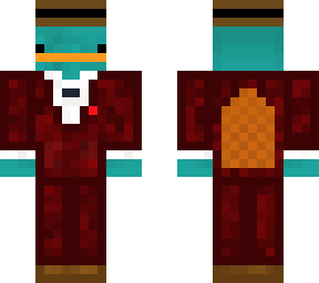 perry red suit