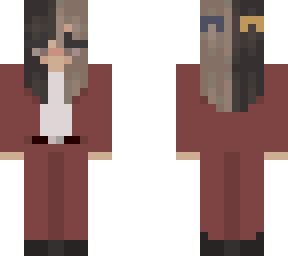 red suit