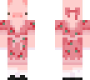 strawberry dress pig