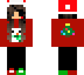 swiateczny skin dziewczyny